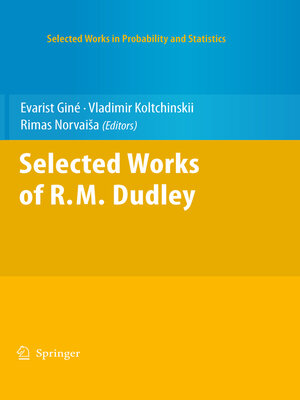 cover image of Selected Works of R.M. Dudley